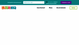 What Leiturinha.com.br website looks like in 2024 