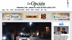 What Laopcion.com.mx website looks like in 2024 