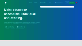 What Lumi.education website looks like in 2024 