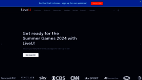What Liveu.tv website looks like in 2024 