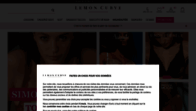 What Lemoncurve.com website looks like in 2024 