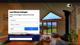 What Lastminute-cottages.co.uk website looks like in 2024 