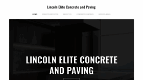What Lincolnconcretenpaving.com website looks like in 2024 