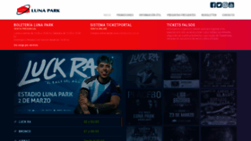 What Lunapark.com.ar website looks like in 2024 
