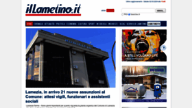 What Lametino.it website looks like in 2024 