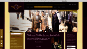What Luxurytrainclub.com website looks like in 2024 