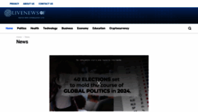 What Livenewsof.com website looks like in 2024 