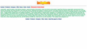 What Luckyplants.com website looks like in 2024 