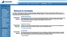 What Linuxtopia.org website looks like in 2024 