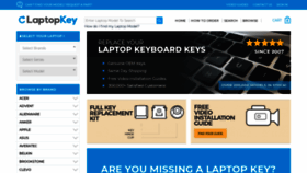 What Laptopkey.com website looks like in 2024 