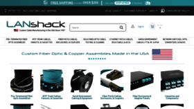 What Lanshack.com website looks like in 2024 