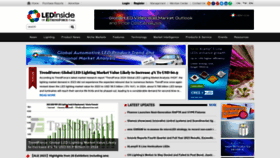 What Ledinside.com website looked like in 2024 (1 year ago)