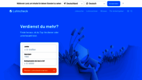 What Lohncheck.ch website looks like in 2024 