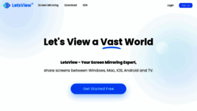 What Letsview.com website looks like in 2024 