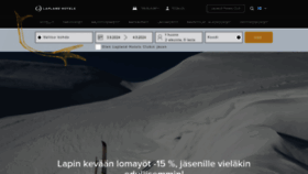 What Laplandhotels.com website looks like in 2024 