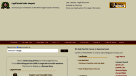 What Legalserviceindia.com website looks like in 2024 