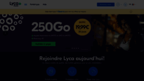 What Lycamobile.fr website looked like in 2024 (1 year ago)