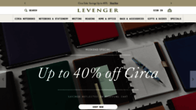 What Levenger.com website looks like in 2024 