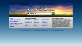 What Localconditions.com website looks like in 2024 