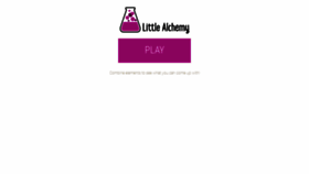 What Littlealchemy.com website looks like in 2024 