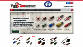 What Ledtronics.com website looks like in 2024 