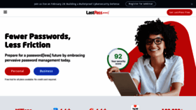 What Lastpass.com website looks like in 2024 