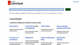What Launchpad.net website looks like in 2024 