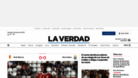 What Laverdad.es website looks like in 2024 