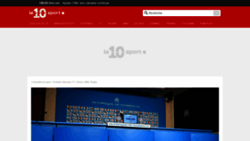 What Le10sport.com website looks like in 2024 