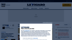 What Lefigaro.fr website looks like in 2024 