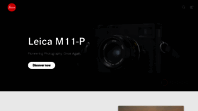 What Leica-camera.com website looks like in 2024 
