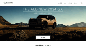 What Lexus.com website looks like in 2024 