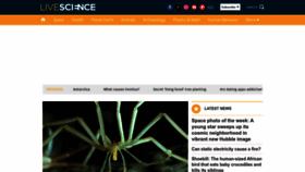 What Livescience.com website looks like in 2024 