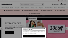 What Lookfantastic.com website looks like in 2024 
