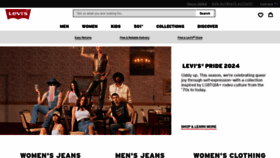 What Levis.com.au website looks like in 2024 