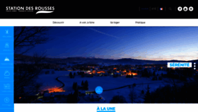 What Lesrousses.com website looks like in 2024 
