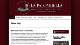 What Lapalombella.org website looks like in 2024 