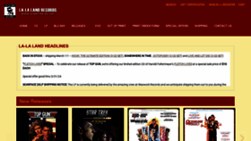 What Lalalandrecords.com website looks like in 2024 