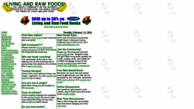 What Living-foods.com website looks like in 2024 