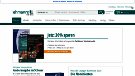What Lehmanns.ch website looks like in 2024 