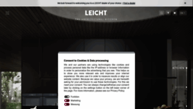 What Leicht.com website looks like in 2024 