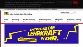 What Lehrer-online-bw.de website looks like in 2024 