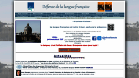 What Langue-francaise.org website looks like in 2024 