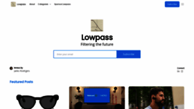 What Lowpass.cc website looks like in 2024 