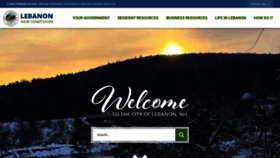 What Lebanonnh.gov website looks like in 2024 