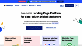 What Landingi.com website looks like in 2024 
