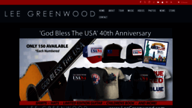What Leegreenwood.com website looks like in 2024 