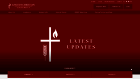 What Lincolnchristian.edu website looks like in 2024 