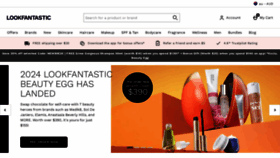 What Lookfantastic.com.au website looks like in 2024 