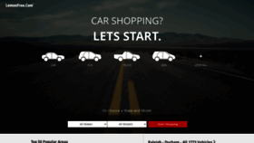 What Lemonfree.com website looks like in 2024 